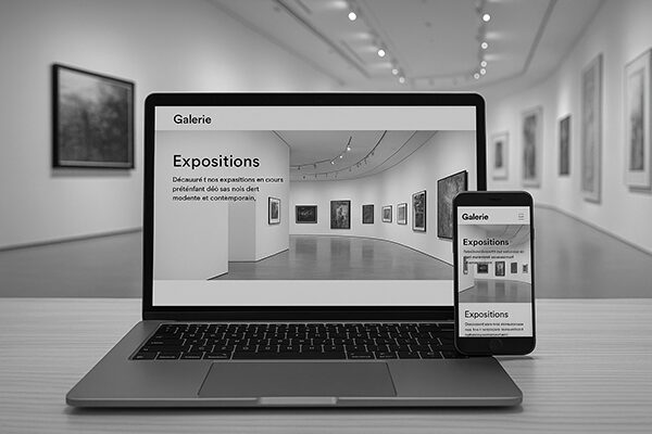 formation création site web WordPress IA pour marchands d’art